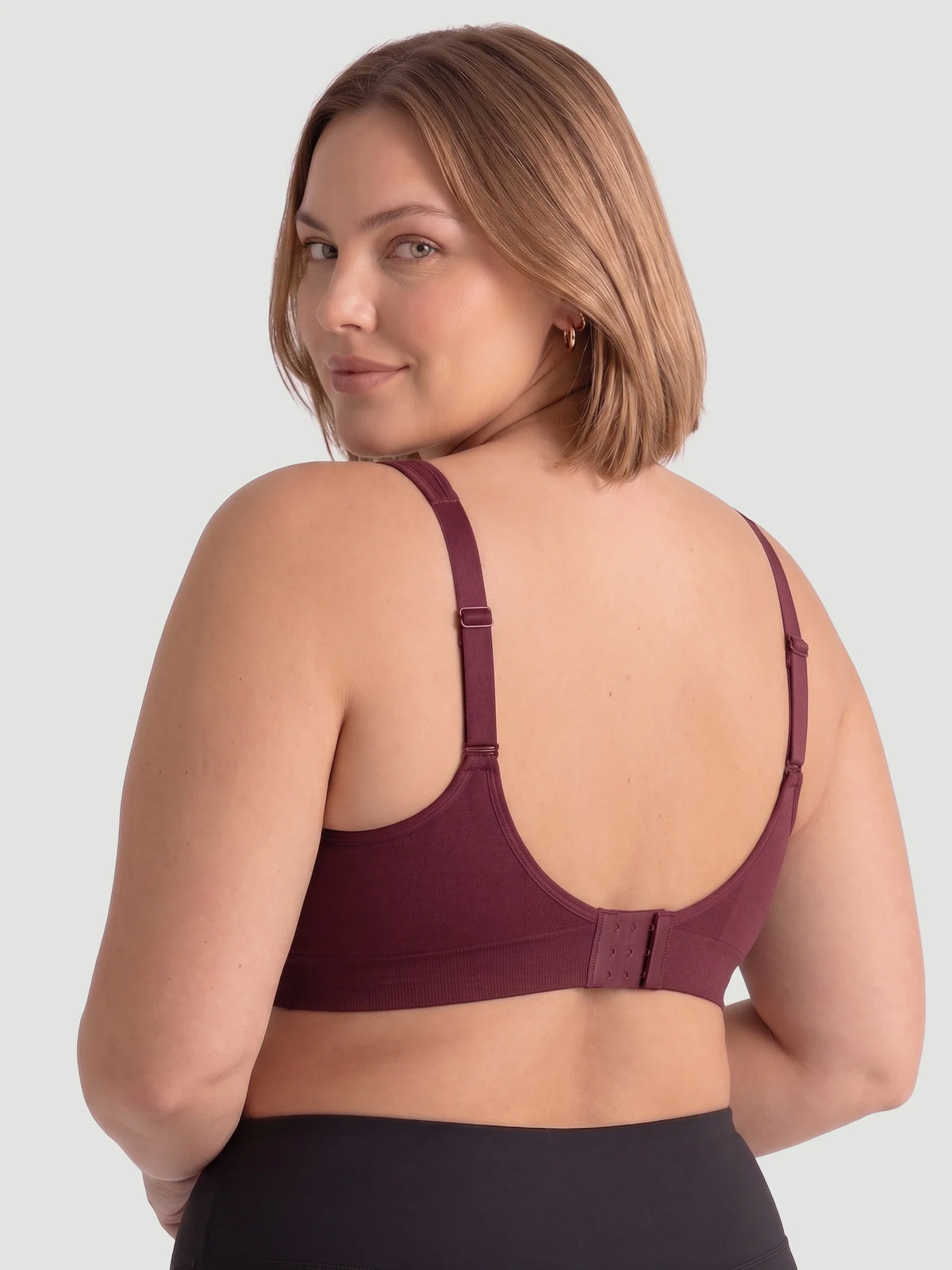 Adjustable Wire Free Shaper Bra (Cups A-FF) with Bra Extender