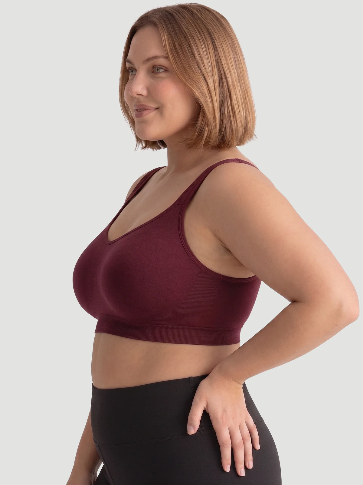 Adjustable Wire Free Shaper Bra (Cups A-FF) with Bra Extender