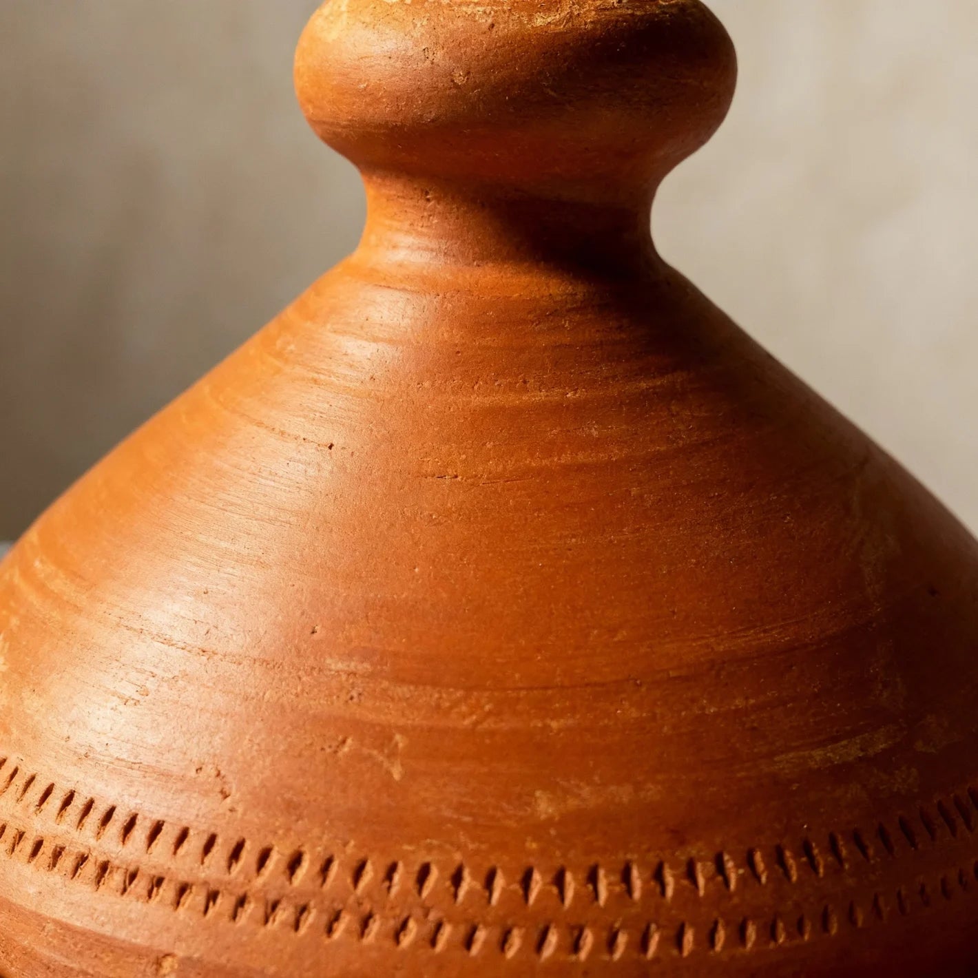 Authentic 30cm Terracotta Tagine Pot with Handles – Traditional Cooking Vessel image 8