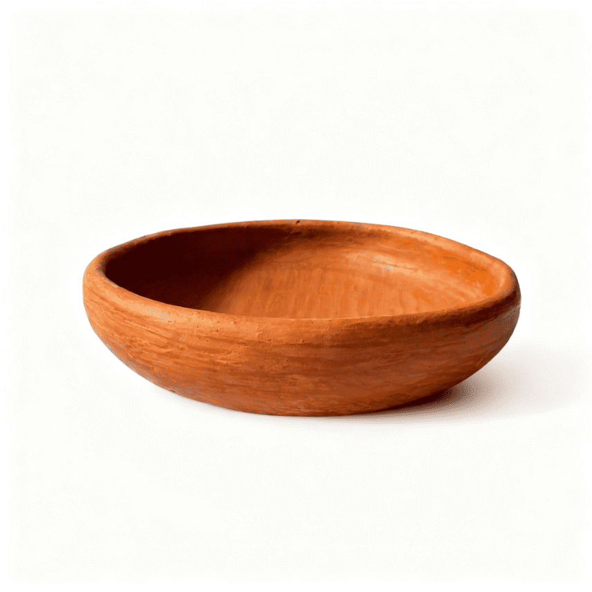 Handmade Terracotta Ceramic Plate Set 21cm – Natural Clay Serving Dishes image 7