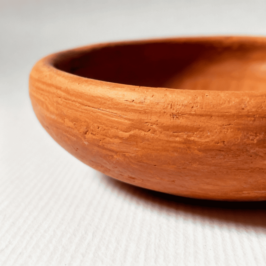 Handmade Terracotta Ceramic Plate Set 21cm – Natural Clay Serving Dishes image 6