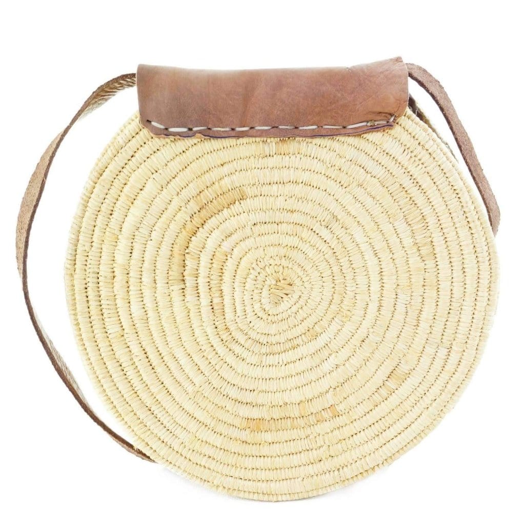 Moroccan Wicker Shoulder Strap Bag
