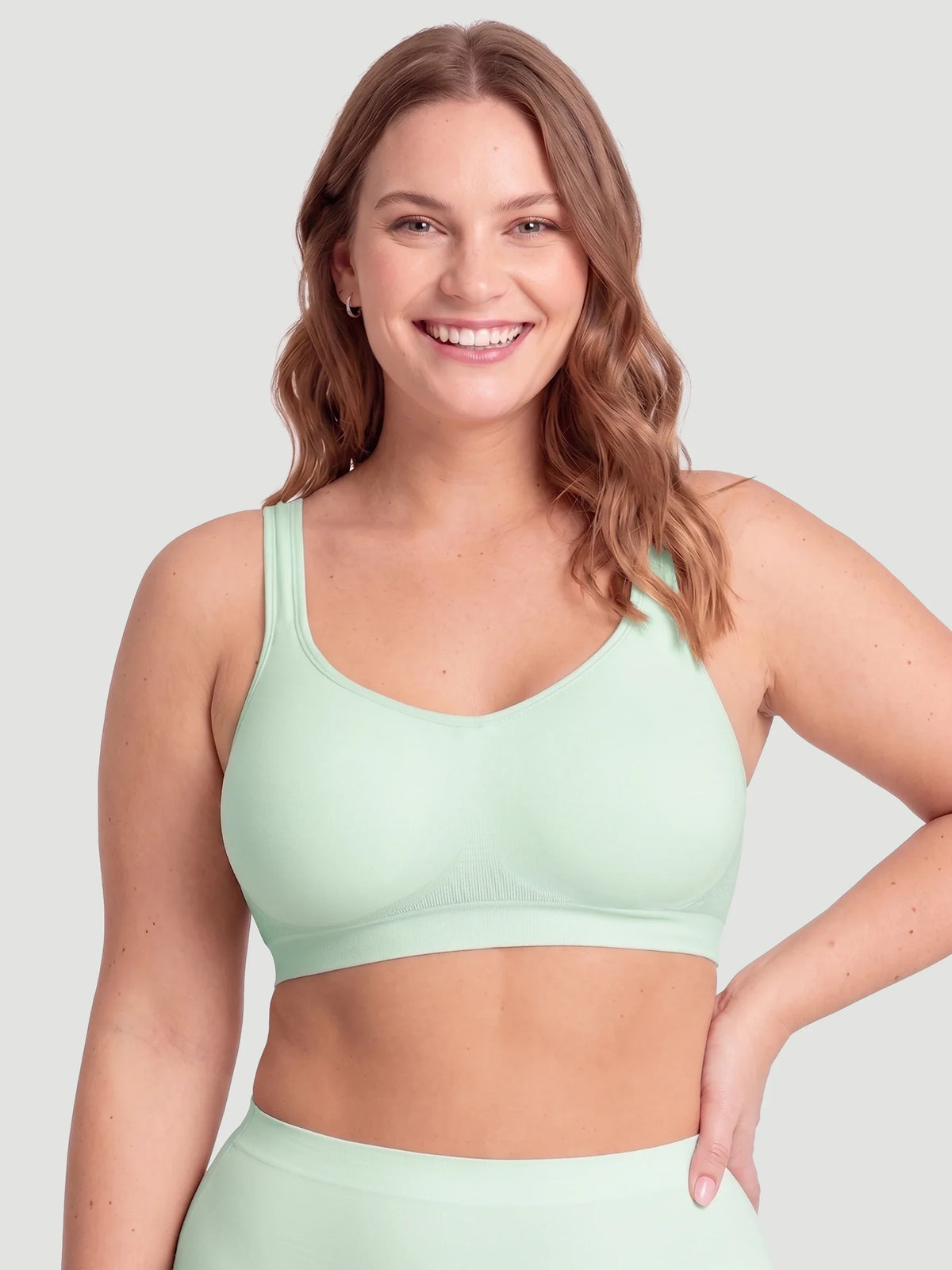 Adjustable Wire Free Shaper Bra (Cups A-FF) with Bra Extender